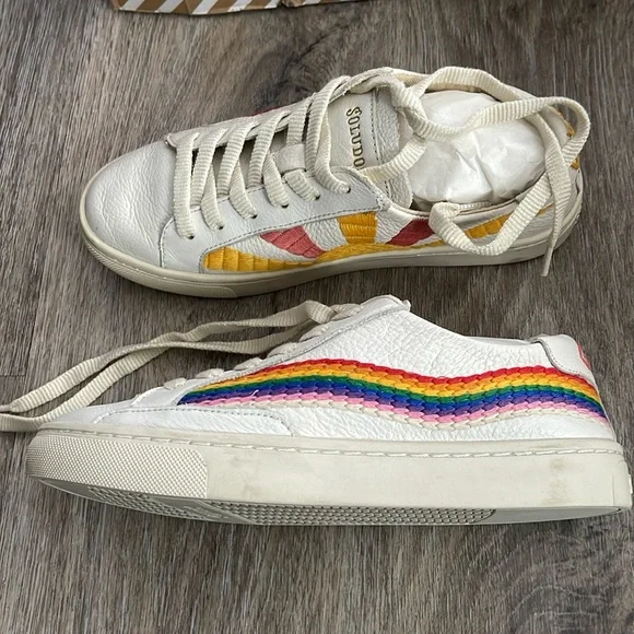 Soludos Rainbow Waves Sneakers Size 5 - Picture 10 of 16